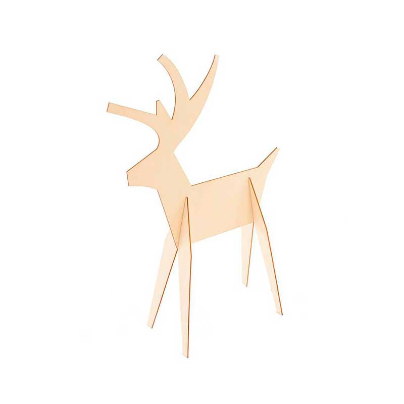 Alpine Wood Reindeer, Medium